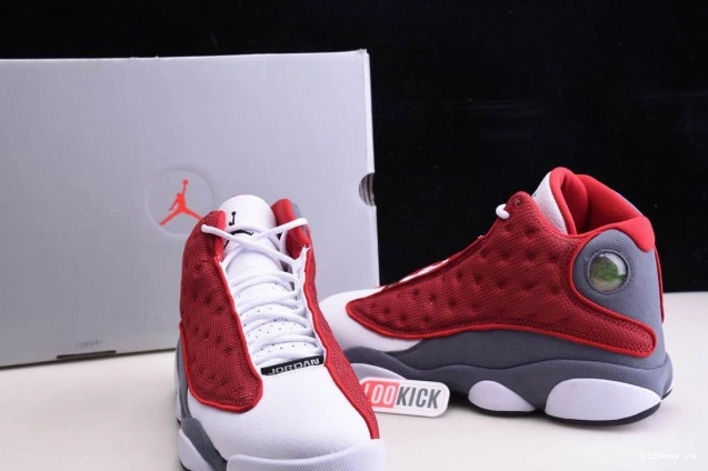 Rep Gym Grey Jordan Red Flint Retro Air 13 414571-600 0811